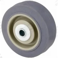 APPROVED VENDOR Caster Wheel: 3 1/2 in Wheel Dia., 1 3/8 in Wheel Wd, Rubber, 250 lb Load Rating (MPN P-PRP-035X013/050D). Key specifications — Wheel Core Material: Plastic; Wheel/Tread Color: Gray; Brand: APPROVED VENDOR.