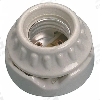 TEMPCO Socket-Mount Screw-In Base: 120/240V AC, Beige, 2-5/16 in, 2 5/16 in Dia