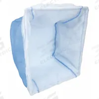 GRAINGER Cube Air Filter: 20 in x 25 in x 15 in, 1 Pockets, Synthetic, Blue/White, MERV 8 (MPN 2DXZ6). Key specifications — Performance Rating: MERV 8; Brand: GRAINGER; Media Color: Blue; Frame or Header Material: Galvanized Steel; Media Material: Synthetic; Surface Tackifier: Yes.