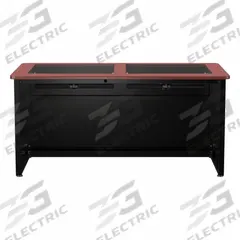 VERSADESK Computer Desk: Wood, Cherry, 0 Drawers, 60 in Overall Wd, 31 in Overall Ht, Black Frame (MPN DV6030-BC). Key specifications — Desktop Material: Wood; Includes Modesty Panel: Yes; Kit Product Type: Computer Desk; Desktop Color: Cherry; Brand: VERSADESK; Frame Color: Black; Frame Material: Steel; Product Type: Computer Desk.