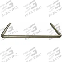 MONROE PMP Pull Handle: Threaded Holes, Stainless Steel, Silver, #4-40 Screw Size, 0.16 in (MPN PH-0126). Key specifications — Brand: MONROE PMP; Projection Type: Non-Recessed; Material: Stainless Steel; Finish: Dull; Color: Silver; Folding Type: Fixed; Mounting Type: Threaded Holes; Screw Size: #4-40.