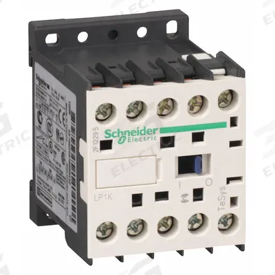 SCHNEIDER Magnetic Contactor: Non-Reversing, 3 Poles, 3NO Contacts, 9 A - Non-Reversing IEC Contactors