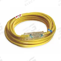 APPROVED VENDOR Extension Cord: Outdoor Use, 50 ft Lg, Outlet, 5-20P, 10/3, SJTOW, Yellow, 125V AC (MPN 4FZZ7). Key specifications — Brand: APPROVED VENDOR; Temperature Rating: -58° to 194°F; NEMA Plug Configuration: 5-20P.
