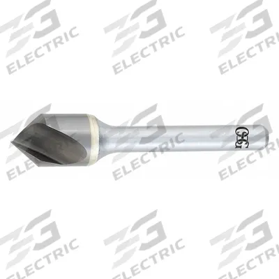 OSG Countersink: 60°, 1 Flute, 1/8 in Body Dia, 1/8 in Shank - Fast-Cutting Single-Flute Countersinks