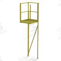 TRI-ARC Turn Platform: 8.5 ft Overall Ht, Steel (MPN UCT06242). Key specifications — Material: Steel; Color: Yellow; Brand: TRI-ARC.