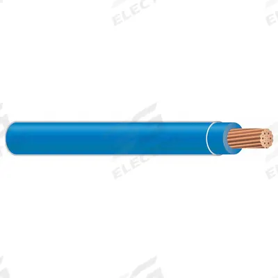 SOUTHWIRE Building Wire: Copper, 10 AWG, 1 Conductors, Stranded, Blue, 500 ft Lg - Copper XHHW/XHHW-2 Building Wires