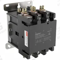 DAYTON Definite Purpose Magnetic Contactor: 3 Poles, 208-240V AC, 75 A, Non-Reversing (MPN 783XY1). Key specifications — Brand: DAYTON; Coil Voltage: 208/240V AC; Contactor Style: HVACR Definite Purpose Contactor; Mounting Style: Through Panel; Terminal Connection Type: Box Lugs; Maximum Voltage Rating: 600V AC; Phase: Three; Main Pole Contact Form: 3NO.