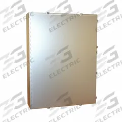HAMMOND Electrical Enclosure: Stainless Steel, 48 in x 36 in x 10 in, NEMA 12/13/3R/4/4X, w/Panel (MPN 1418N4SSS10). Key specifications — Brand: HAMMOND; Closure Method: Clamps; Enclosure Material: Stainless Steel; Knockouts: Not Included; Includes Inner Panel: with Inner Panel Included.