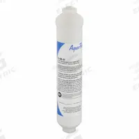 3M AQUA-PURE Inline Water Filter: 5 micron, 0.5 gpm, 10 3/8 in Overall Ht, 2 1/8 in Overall Dia (MPN 5617202). Key specifications — Filter Media: Carbon; Brand: 3M AQUA-PURE; Reduces: Chlorine Odor.