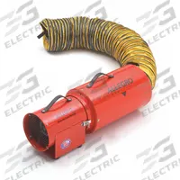 ALLEGRO Confined Space Fan: 115 V AC, 8 in Duct Dia, 1/3 hp Horsepower, 778 cfm Max Flow in Free Air (MPN 9534-25). Key specifications — Brand: ALLEGRO; Includes: 25 ft Duct; Operating Voltage: 115 V AC.