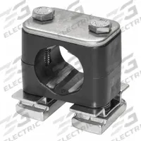 STAUFF Beta Clamp: Smooth Bore, 316 Stainless Steel Clamp, Polypropylene Cushion, For 1 Lines (MPN CRA-106A-ACT-DP-AS-U-W5-K-642012)