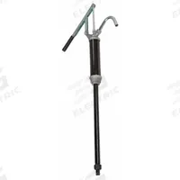 LINCOLN Hand Pump: Lever Action, Pump with Spout, Aluminum/Steel Housing, 10 oz per stroke (MPN G401). Key specifications — Brand: LINCOLN; Housing Material: Aluminum/Steel; Maximum Flow Rate: 10 oz per stroke; Suction Tube Material: PP; Seal Material: Brass/Buna-N.