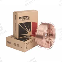 LINCOLN ELECTRIC MIG Welding Wire: Low-Alloy Steel, 0.035 in, 33 lb, 95 to 102 ksi, 81 to 94 ksi (MPN ED031413). Key specifications — Spool Type: Steel Spool; Brand: LINCOLN ELECTRIC; Tensile Strength (As Welded) (Merch): 95 to 102 ksi; Yield Strength (As Welded) (Merch): 81 to 94 ksi.