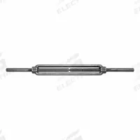KEN FORGING Stub and Stub Turnbuckle: 5/8"-11 Thread Size, Stainless Steel, Plain, UNC (MPN TB107-316SS). Key specifications — Thread Size: 5/8"-11; Brand: KEN FORGING; Finish: Plain; Thread Type: UNC.