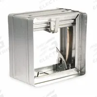 23.75"H-W 3.7"L Square GStl Fire Dampr: Dynamic, 23 3/4 in H, 23 3/4 in W, 3 3/4 in L, Spring (MPN 2TGG3). Key specifications — Brand: DAYTON; Blade Type: Curtain; Closure Type: Spring; Mounting Position: Vertical.