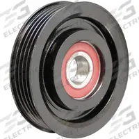 DAYCO Idler Pulley: Idler Pulley, 89049, Serpentine, Ribbed, Flanged Flange, 4 Grooves, Light Duty. Key specifications — Pulley Material: Steel; Brand: DAYCO; Performance Rating: Light Duty; Manufacturer Part Number: 89049.