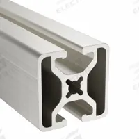 T-Slot Framing System: 15 Series, 10 ft Lg, 1 1/2 in x 1 1/2 in, Silver, Single, Smooth, 2 Slots (MPN 1504-LS-120). Key specifications — System of Measurement: Inch; Finish: Anodized; Product Type: T-Slot Profile; Material: Aluminum; Yield Strength: 35,000 psi; Manufacturer Part Number: 1504-LS-120; Brand: 80/20.