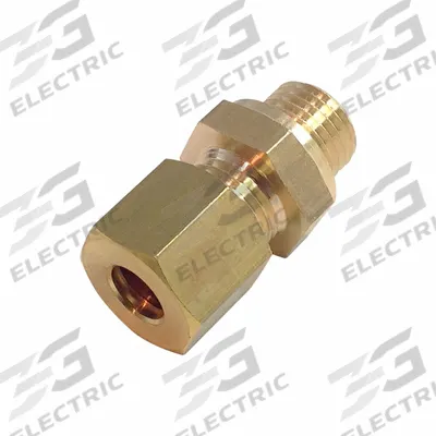 LEGRIS Compression Fitting Coupling: 14 mm OD x 10 mm OD Fitting Size, Metric x Compression - Standard Sleeve Brass Compression Fittings
