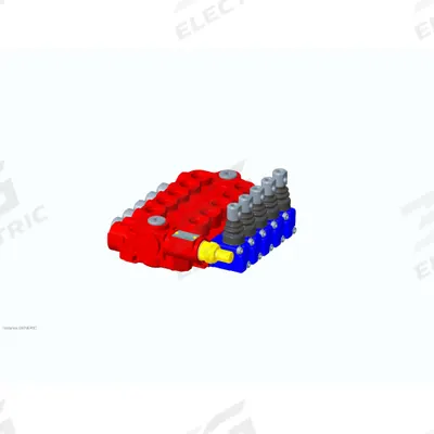 BUCHER HYDRAULICS Lever Operated Sectional Valve: Four-Way / Three Positions - Manual Spool Monoblock Valves
