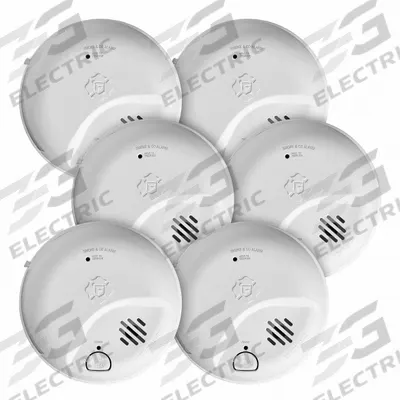 BRK Smoke/CO Alarm: Carbon Monoxide/Smoke, Hardwired, Battery Backup, Smoke/CO Detector - Combination Carbon Monoxide & Smoke Detectors