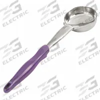 VOLLRATH Heavy-Duty Spoodle® Utensil: 13 5/16 in Overall Lg, 4 oz Capacity, Purple, NSF Certified (MPN 6433480). Key specifications — Material: Stainless Steel; Brand: VOLLRATH; NSF Certified: Yes; Color: Purple.