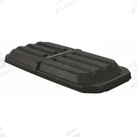 SUNCAST COMMERCIAL Hinged Truck Lid: 68 1/2 in L 35 1/2 in W 7 in H, Fits 27 cu ft, 1 cu yd, Gray (MPN RMTT100LID). Key specifications — Lid/Cover Material: MDPE; For Use With Grainger Item Number: 48LW44; Brand: SUNCAST COMMERCIAL; Color: Gray.