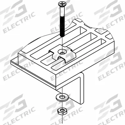 FIBERGRATE Fiberglass Grating Clip: 316 Stainless Steel, EI-40 Clip Assembly - Raw Materials