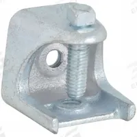 Beam Clamp: Malleable Iron, 1.84 in Overall Lg, 100 lb Load Capacity (MPN 2538). Key specifications — Load Capacity: 100 lb; Overall Length: 1.84 in; Overall Width: 1.9 in; Overall Height: 1.84 in; Material: Malleable Iron; Standards: cULus; Manufacturer Part Number: 2538; Country of Origin: Varies (subject to change).