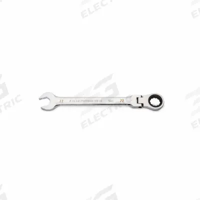 GEARWRENCH Combination Ratcheting Wrench: Alloy Steel, Full Polish Chrome, 22 mm Head Size - Metric 12-Point Ratcheting Combination Wrenches