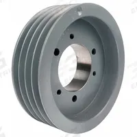 APPROVED VENDOR V-Belt Pulley: B90, 4 Groove, 9.35 in OD, Bushed Bore, SK, Quick Detachable (MPN 904B). Key specifications — Pulley Industry Number: B90; Pitch Diameter: 8.6 in (4L, A); For Belt Section (broad, with similar types): 5L, B, or BX.