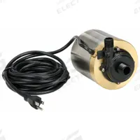 Marine Centrifugal Pump: 1/10 hp, 115V AC, 18 ft Max head, 3/4 in , 1/2 in Intake and Disch, Plug-In (MPN 517100004). Key specifications — Nameplate Voltage: 115V AC; Brand: LITTLE GIANT.