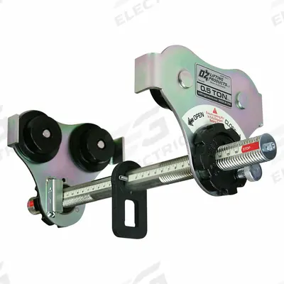 OZ LIFTING PRODUCTS Push Beam Trolley: Push - Push Trolleys for Hoists