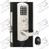 TOWNSTEEL Electronic Keyless Lock: RFID, ADA Compliant, Chrome (MPN XME-9020-IC-S-626). Key specifications — Product Type: Electronic Keyless Lock; Manufacturer Part Number: XME-9020-IC-S-626; Access Method: RFID; Key Override Options: Interchangeable Core; Lever Style: Clutch.