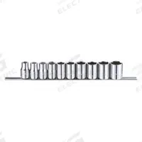 WESTWARD Socket Set: 1/2 in Drive, 10 Piece, 6-Point, SAE, 3/8 in to 15/16 in (MPN 53PN57). Key specifications — attr1224269: 1/2 in; attr1204685: Tether Ready; attr1204650: 3/8 in to 15/16 in; attr1204673: Socket Bits Not Included; attr1204688: WESTWARD; attr1206170: Standard Sockets.