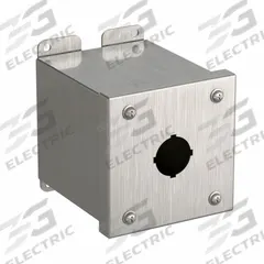 HAMMOND Push Button Enclosure: 30mm, 1 Holes, 304 Stainless Steel, NEMA 4/4X (MPN 1437SSA). Key specifications — attr211299: HAMMOND; attr1043605: Washdown-Corrosion-Resistant.