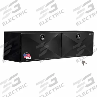 BUYERS PRODUCTS Underbody: Underbody Truck Box, Double Drop-Down Doors Door, 24 in Overall Dp - Double Drop-Down Door Boxes