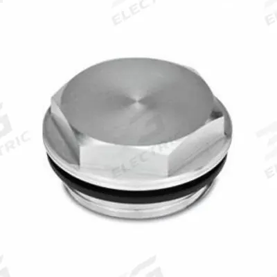 JW WINCO GN741-19-G14-OS-1 JW WINCO GN741-19-G1/4-OS-1 PLUG ALUMINUM PLAIN: Aluminum, NBR Seal, Type G - Aluminum Threaded Plugs
