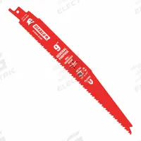 DIABLO Reciprocating Saw Blade: 8/14 Teeth per Inch, 9 in Blade Lg, 0.04 in Blade Thick, 5 PK (MPN DS0914BGP5). Key specifications — attr1109198: 8/14; attr1109200: Rigid for Straight Cuts; attr1109201: Curved; attr1109209: DIABLO.