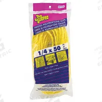 APPROVED VENDOR General Purpose Utility Rope: Twisted, 1/4 in Dia, 180 lb Working Load Limit, Yellow (MPN 360YP-WA). Key specifications — Brand: APPROVED VENDOR; Rope Type: Dynamic.