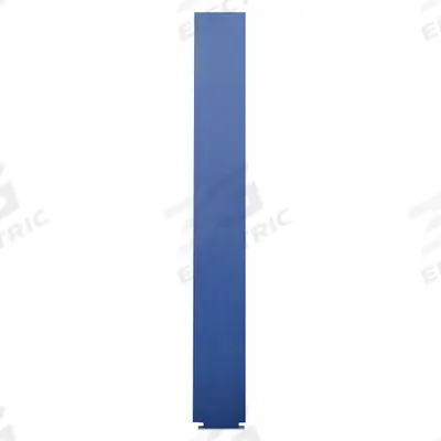 ASI GLOBAL PARTITIONS Partition Column: Plastic Polymer, Pebble, Blue, 70 in Ht, 7 in Wd - Pilasters for Bathroom Partitions