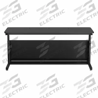 VERSADESK Standing Desk: Black, Wood, 72 in Overall Wd, 24 in Overall Dp - Manual Adjustable-Height Desks