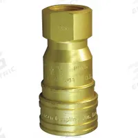 DANFOSS Portable Gas Heater Quick Connect Coupling: Portable Gas Heaters, 31C945, 1 in Coupling Size (MPN 100012). Key specifications — Brand: DANFOSS; Pipe Connection: 1 in (F) NPT; Coupler Type: Coupler Body; Material: Brass; Compatible with Product Type: Portable Gas Heaters; Compatible Grainger Part Number: 31C945.
