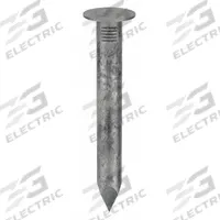 BOSTITCH Roofing Nails,1" L,Galvanized,PK7200: Roofing Nails, Flat, Smooth, Steel, Wire, 7,200 PK (MPN CR2DGAL). Key specifications — Point Type: Diamond; Brand: BOSTITCH.