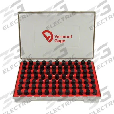 VERMONT GAGE Pin Gauges: No-Go (Minus), 21 mm to 22.48 mm, 0.01 mm Dia Increment - No-Go (Minus) Pin Gauge Sets - Black Oxide Finish