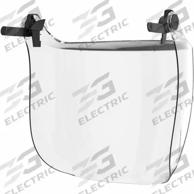 PIP Face Shield: Scratch-Resistant, Reusable, Clear - PIP Face Shield Assemblies for Hard Hats & Helmets