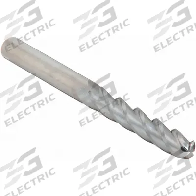 CLEVELAND Ball End Mill: Carbide, 4 Flute, 7/16" Mill Dia, 3" LOC, 6" OAL (MPN C63558) - Carbide Ball End Mills for Aluminum