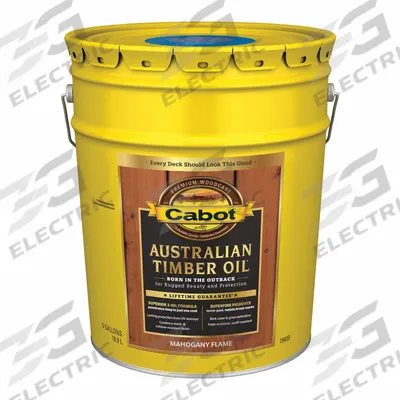 CABOT Wood Stain: Exterior, Oil, 5 gal Container Size, Wood, Flat, Mahogany Flame - Combination Wood Stain & Sealers