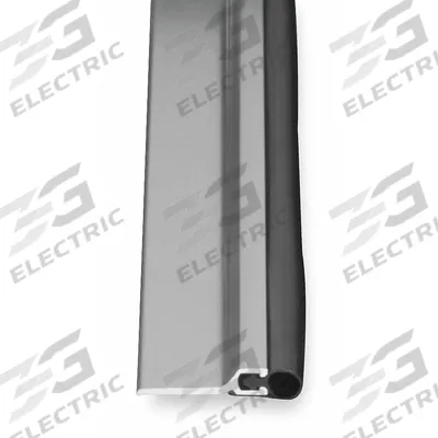 PEMKO Door Weatherstripping: Bulb Insert, 7 ft Lg, 1 1/8 in Wd - Metal Leaf Weatherstripping