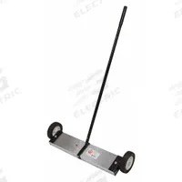 MAG-MATE Magnetic Floor Sweeper: 24 in Magnet Lg, 13/16 in Magnet Ht, Mag. Pull Cap. 160 lb (MPN FS2400). Key specifications — attr1004942: MAG-MATE; attr1016201: Rubber.