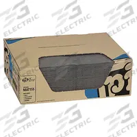 PIG Sorbent Pad: 14 1/16 oz Volume Absorbed Per Pad, 20 in x 15 in Pad Size (L x W), Gray, 100 PK (MPN MAT155). Key specifications — Brand: PIG; Perforated: Perforated; Material: Polypropylene.